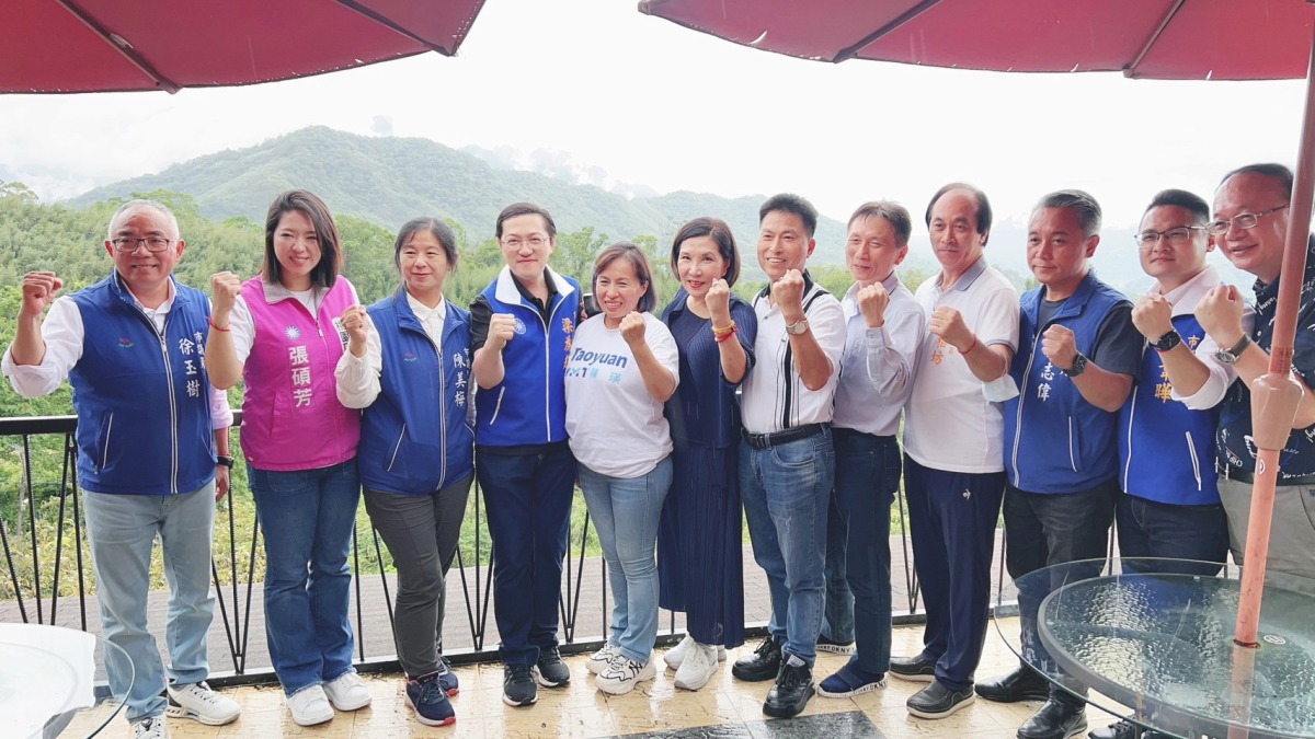 國民黨議員展團結 力挺陳瑛角逐桃園復興區長補選