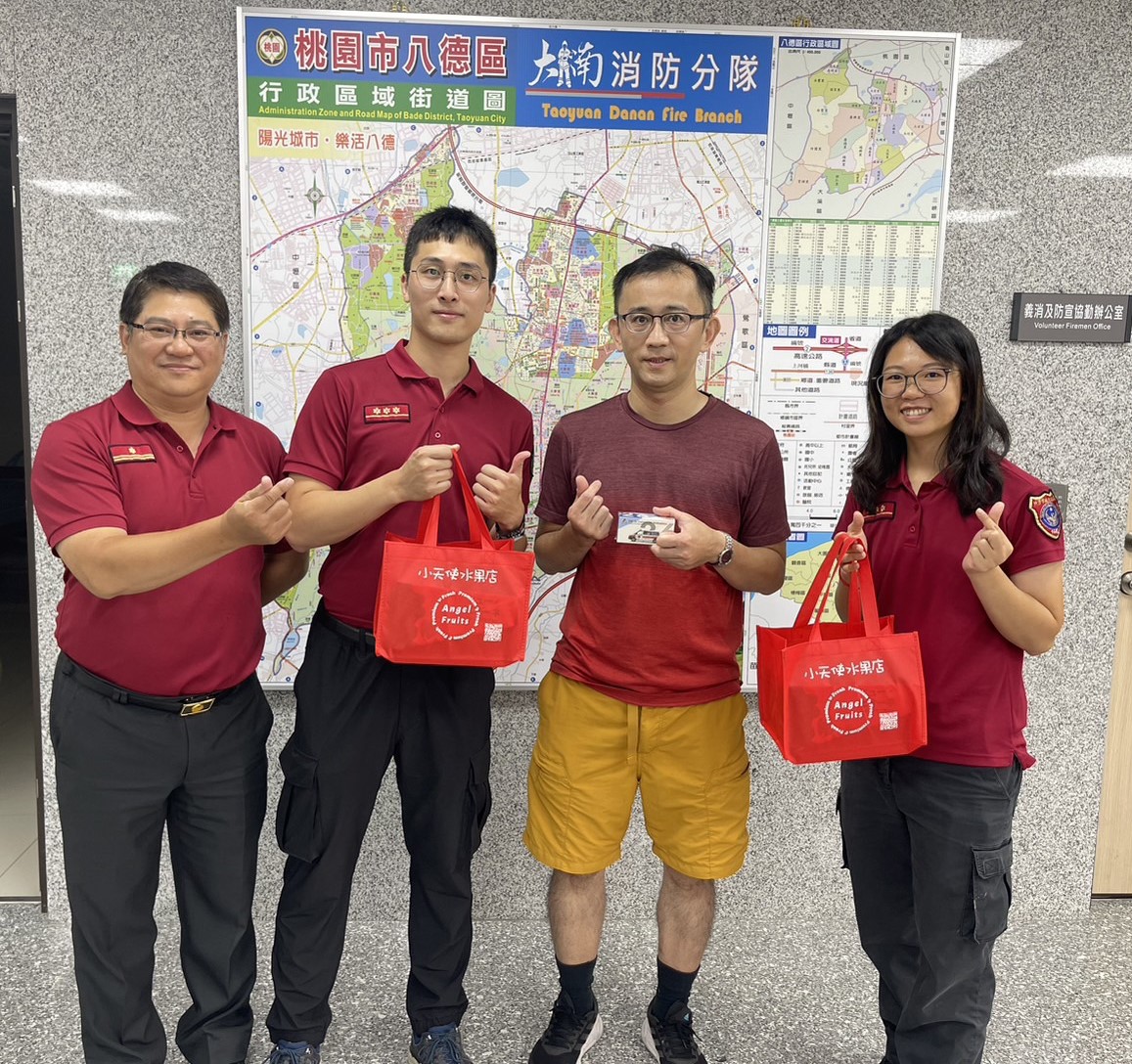 男子打球心肌梗塞發作 大湳消防專業判斷成功搶命