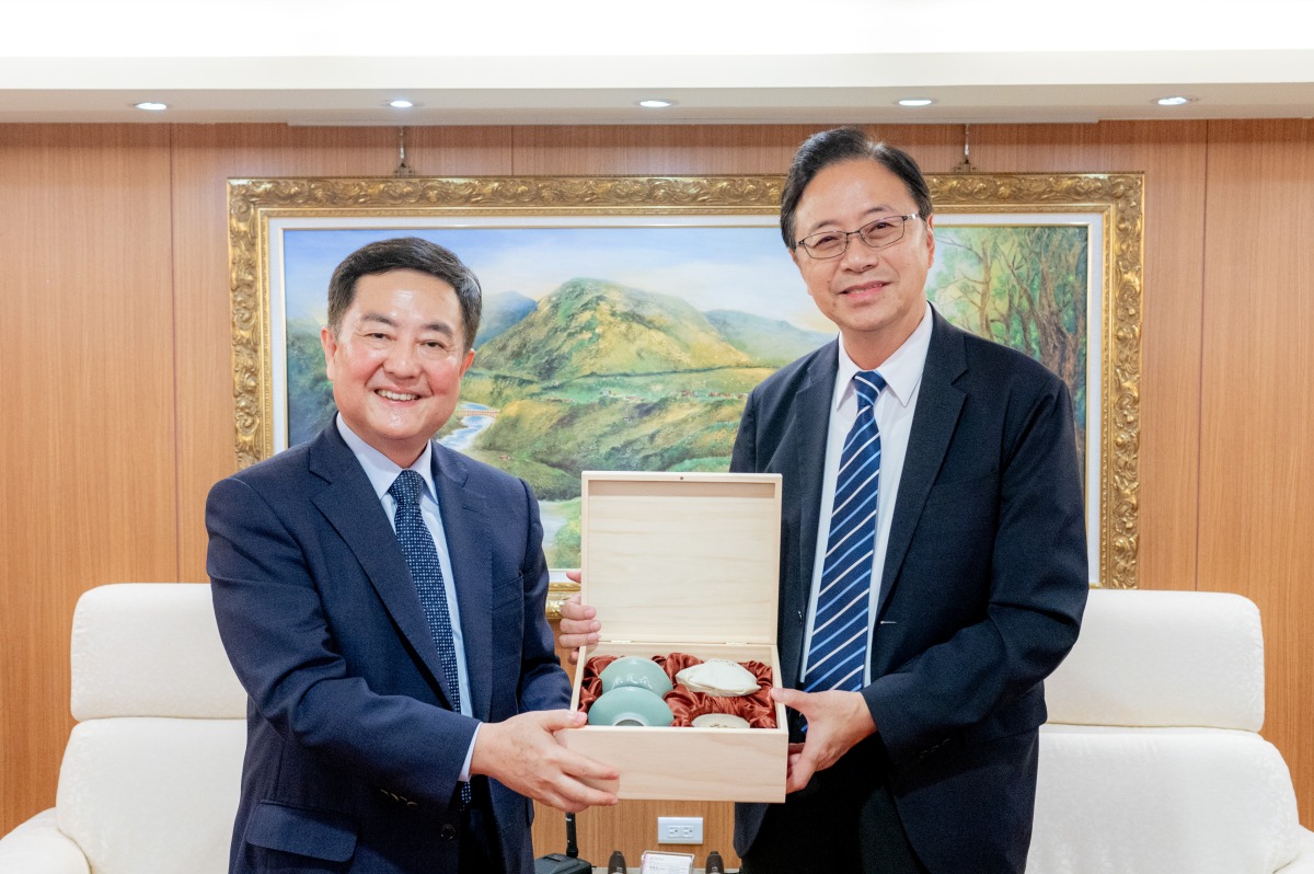 張善政與駐台韓國代表交流 盼深化經貿、影視合作