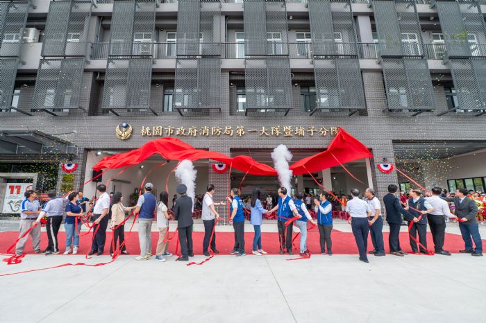 桃市埔子消防分隊啟用新廳舍 打造友善備勤空間 20230901180611621