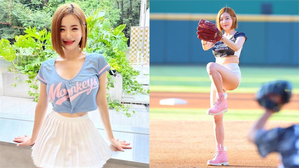 DJ SODA開球辣穿激短熱褲!「雪白美腿」全看光