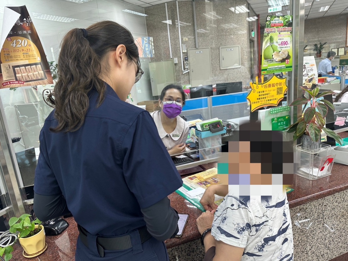 假兒子詐騙生意週轉要42萬 八德警及時勸阻保婦人老本 S 18825267