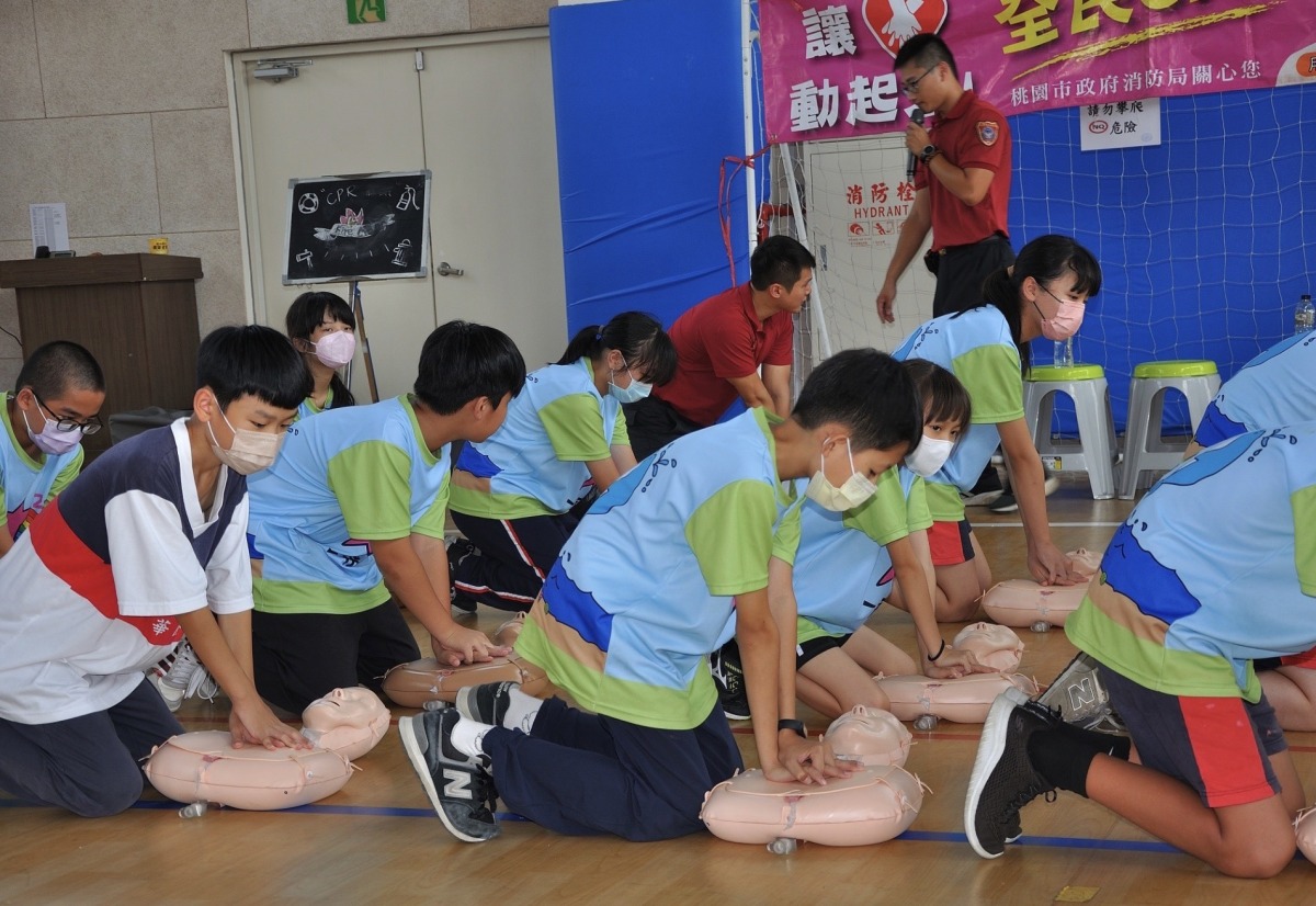 桃園消防局宣導防災新觀念 抗震保命3步驟 S 239673384 0
