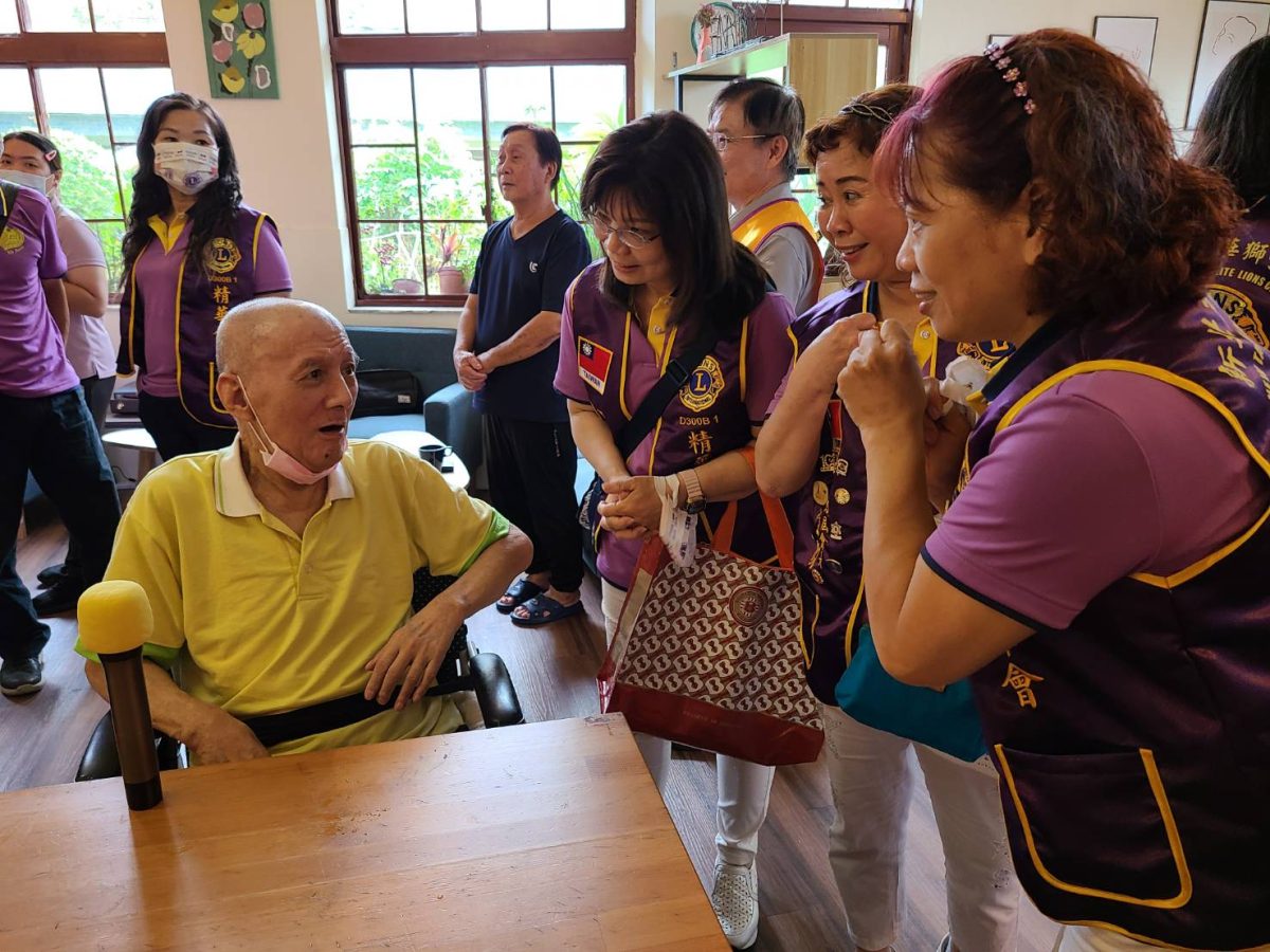新北獅子會捐贈秋節加菜金 關懷桃園榮家住民歡度中秋