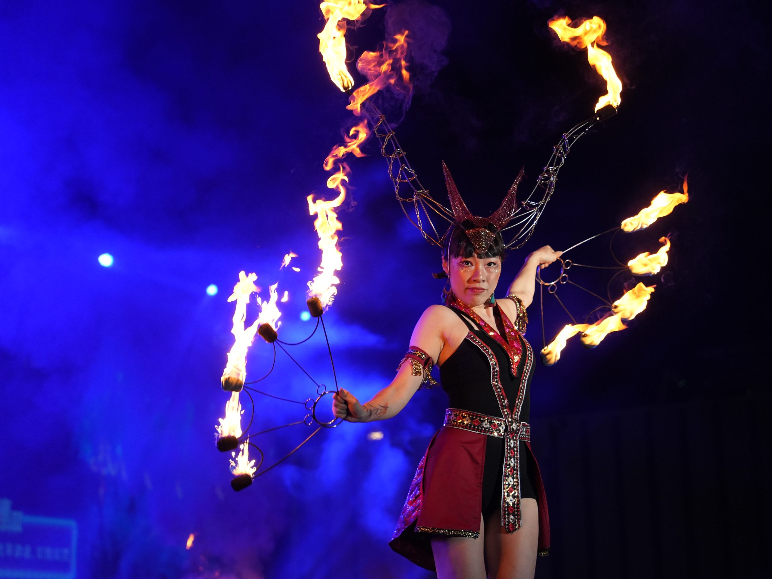 即將成真火舞團前進新屋天后宮廟慶 9/24帶來精彩演出