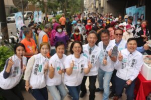 民眾黨立委賴香伶競總成立 吳欣盈、周台竹站台力挺