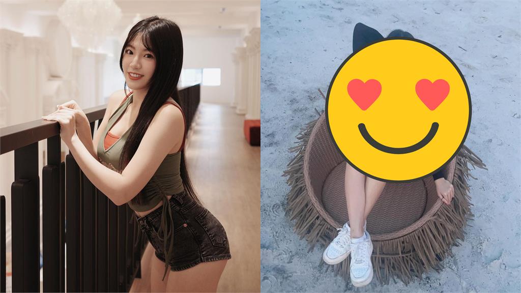 懶理胡瓜獨寵緋聞!熊霓海邊抬手「曬痕背心現形」