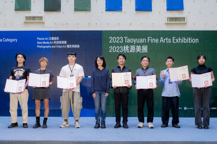 「桃源美展」得獎作品盛大展出 張善政:讓國際看見桃園 20231020165526495