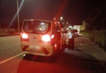 急載老婆就醫忘打方向燈被攔 蘆竹警叩119支援