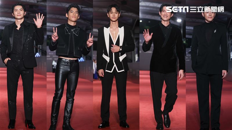 金鐘紅毯最夯5帥出爐!劉冠廷秀發亮肌
