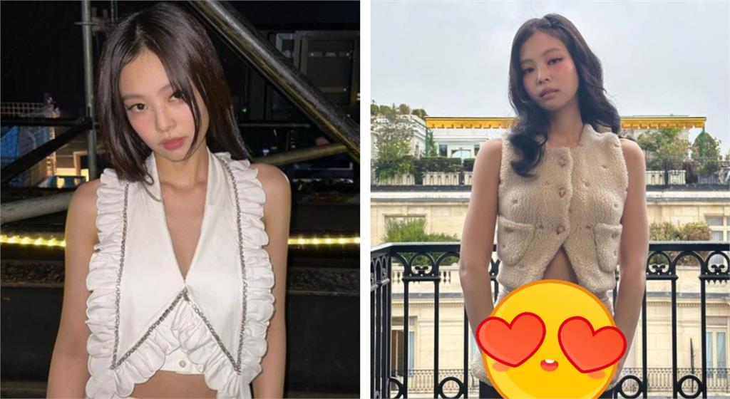 熱褲黑絲現身秀場!Jennie見大咖歌手「1舉動」笑開懷