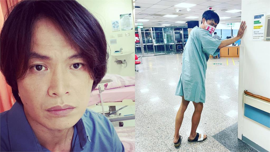 黃鐙輝出外景返台立刻送急診!本人無奈曝傷勢了