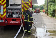 模擬火災地點水源不足 桃消第一大隊搶救演練龜山登場