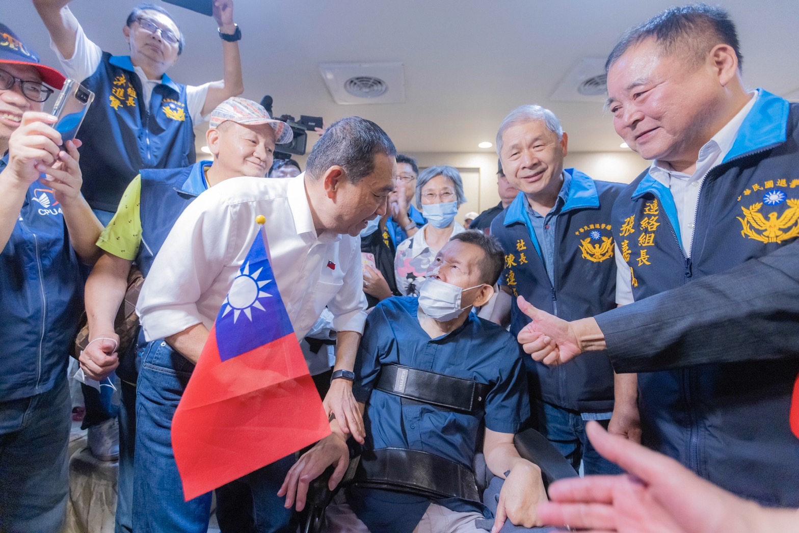 警系挺侯後援總會成立大會 侯友宜承諾照顧退休軍公教警消 S 29646911 0