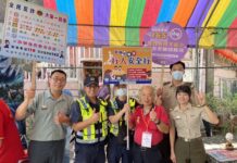 萬靈福德祠酬神祐鄉里 壢警反詐、交安宣導護民平安