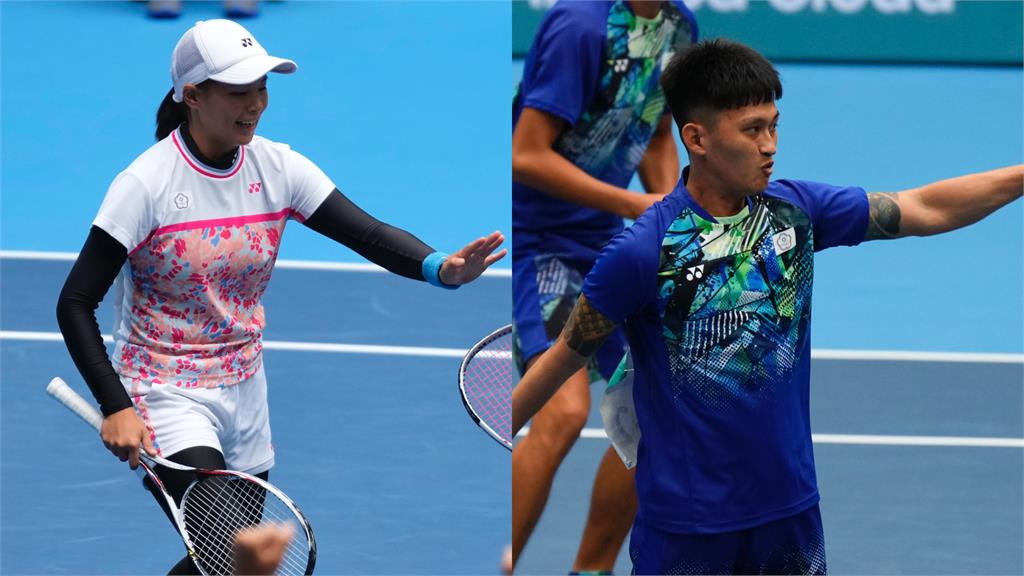 林韋傑、黃奪首勝!軟網混雙小組賽5:3擊退菲律賓