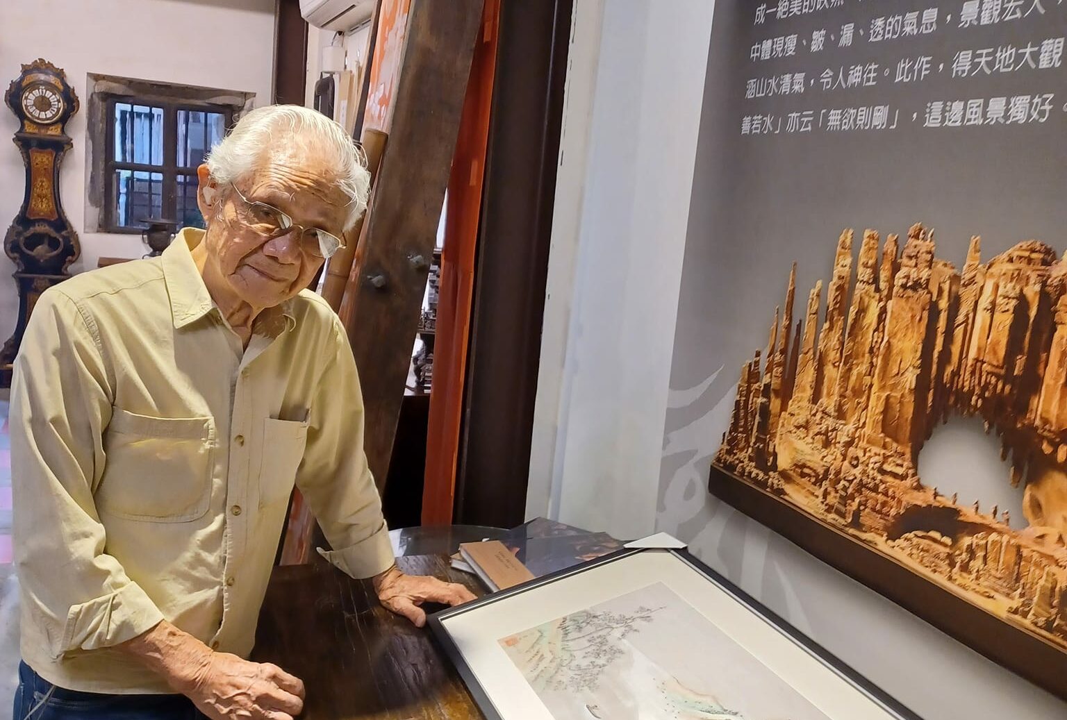 「不老職人樂齡創作畫展」今起大溪源古本舖登場 展現快樂共老精神