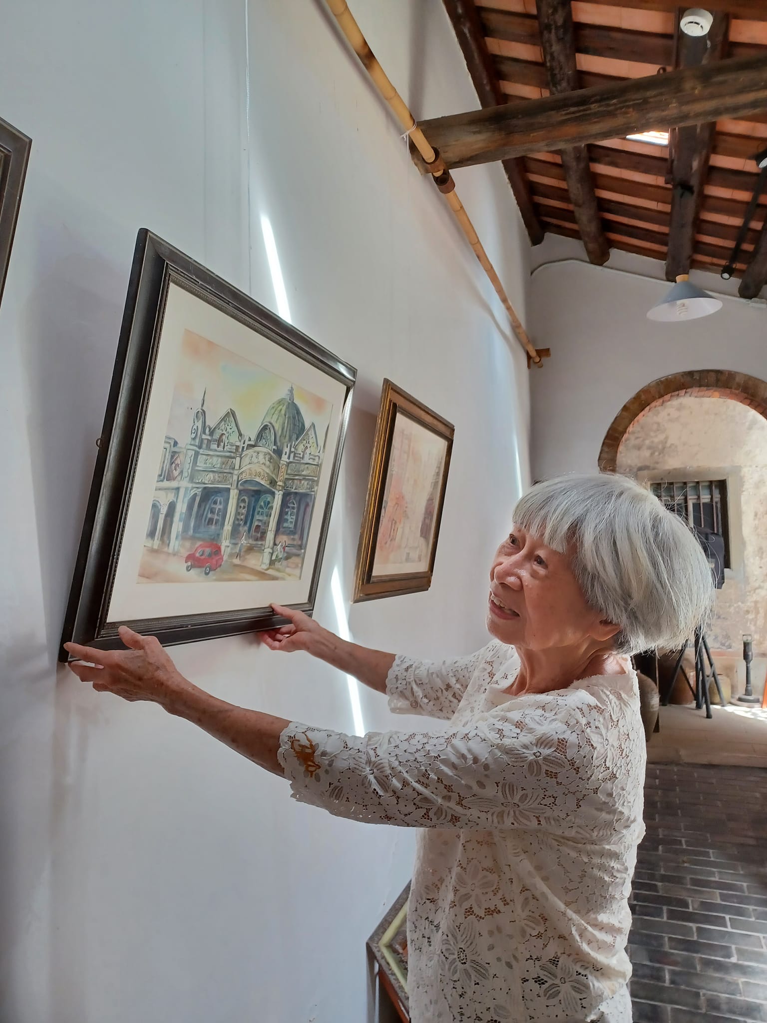「不老職人樂齡創作畫展」今起大溪源古本舖登場 展現快樂共老精神 老職人策展源古本舖古正君提供