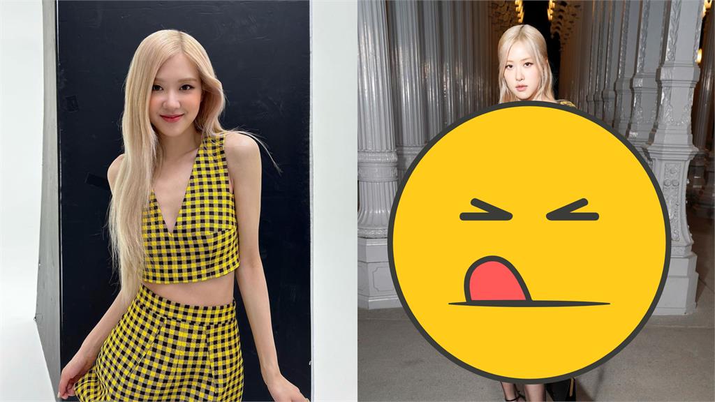 Rosé黑絲美腿現蹤!野玫瑰招牌「歪扭站姿」網看暈