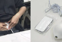 日男大生透過特殊裝置體驗生理痛