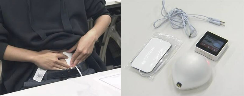 日男大生透過特殊裝置體驗生理痛