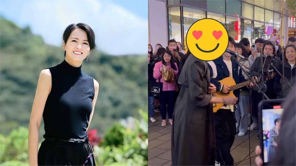 驚見「野生梁詠琪」信義區高歌!網驚:現場太強