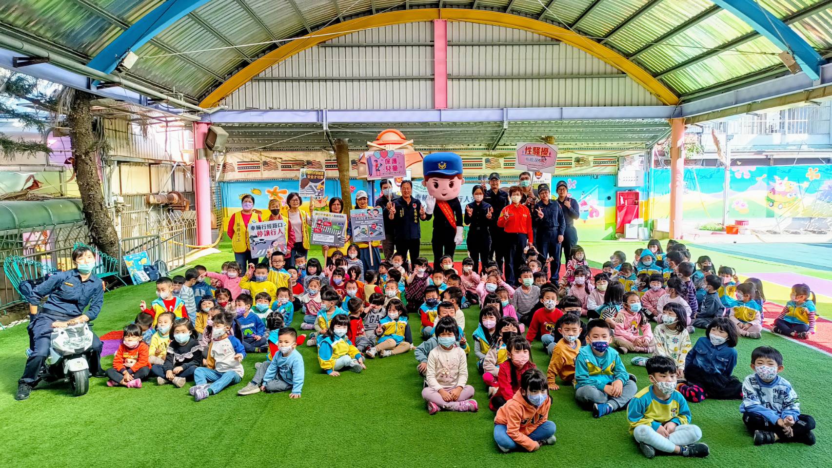大園警前進幼兒園 婦幼安全觀念向下扎根 324491