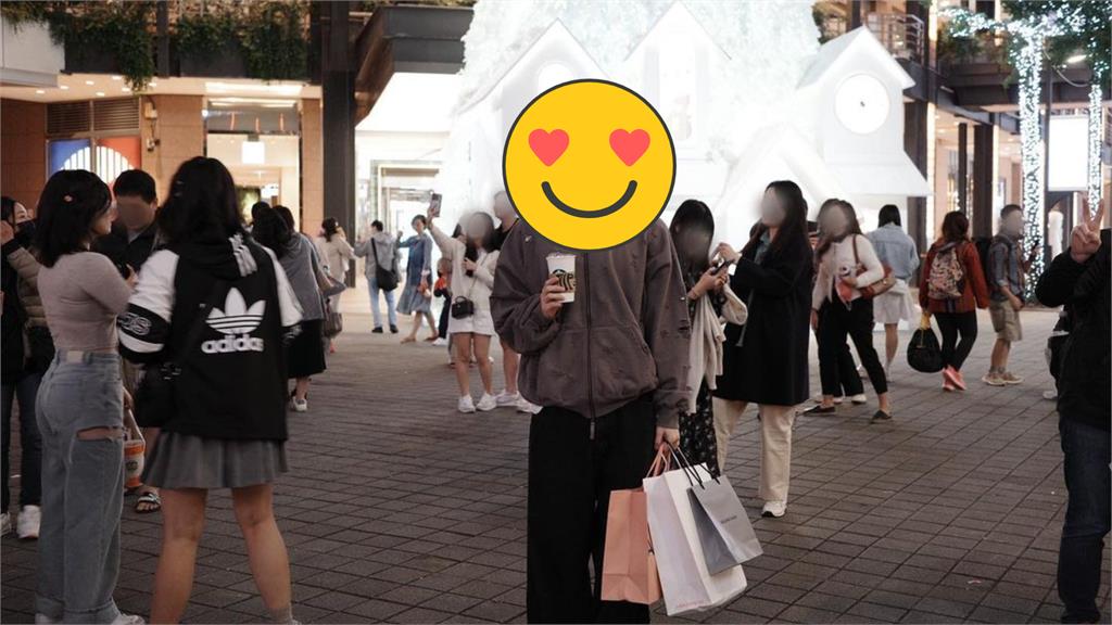 韓星偷現蹤信義區!當街拍「觀光照」竟沒人發現