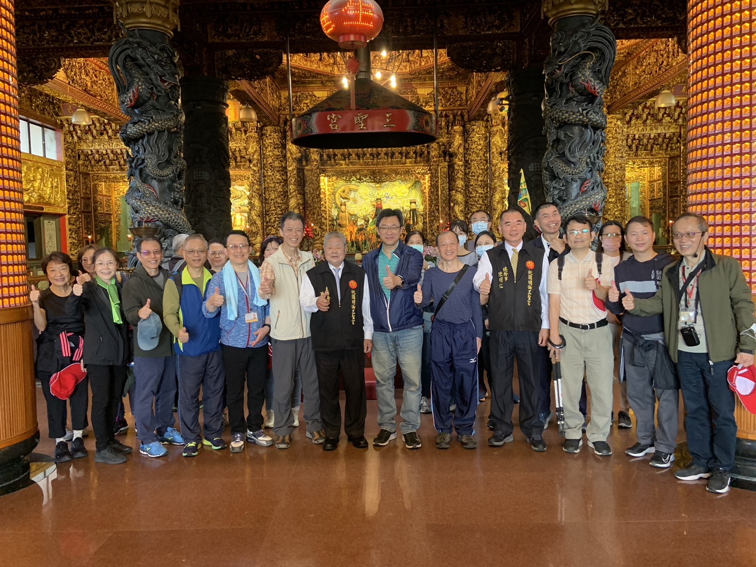 北榮桃分院歡慶建院29周年 健行活動吸引逾300人參加 4三聖宮參拜2 0