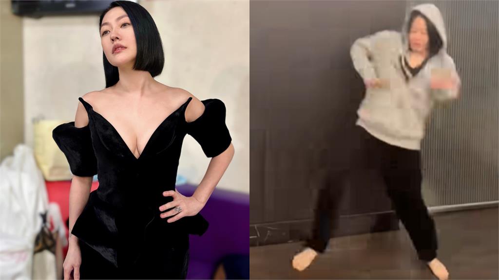 小S跳滑步舞狂喘氣!嗨喊「有感覺了」遭全網勸退