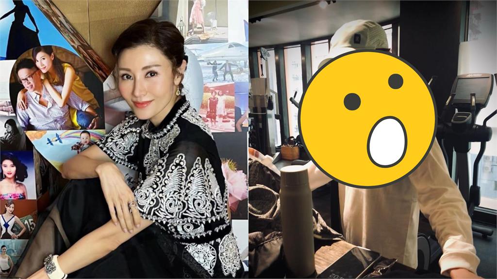 健身房大姐0偽裝筋肉鍛鍊!一抬頭竟是最美港姐