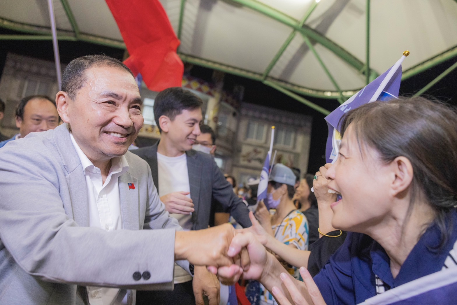 侯友宜、牛煦庭聯合造勢 張善政站台力挺 S 30244871 0