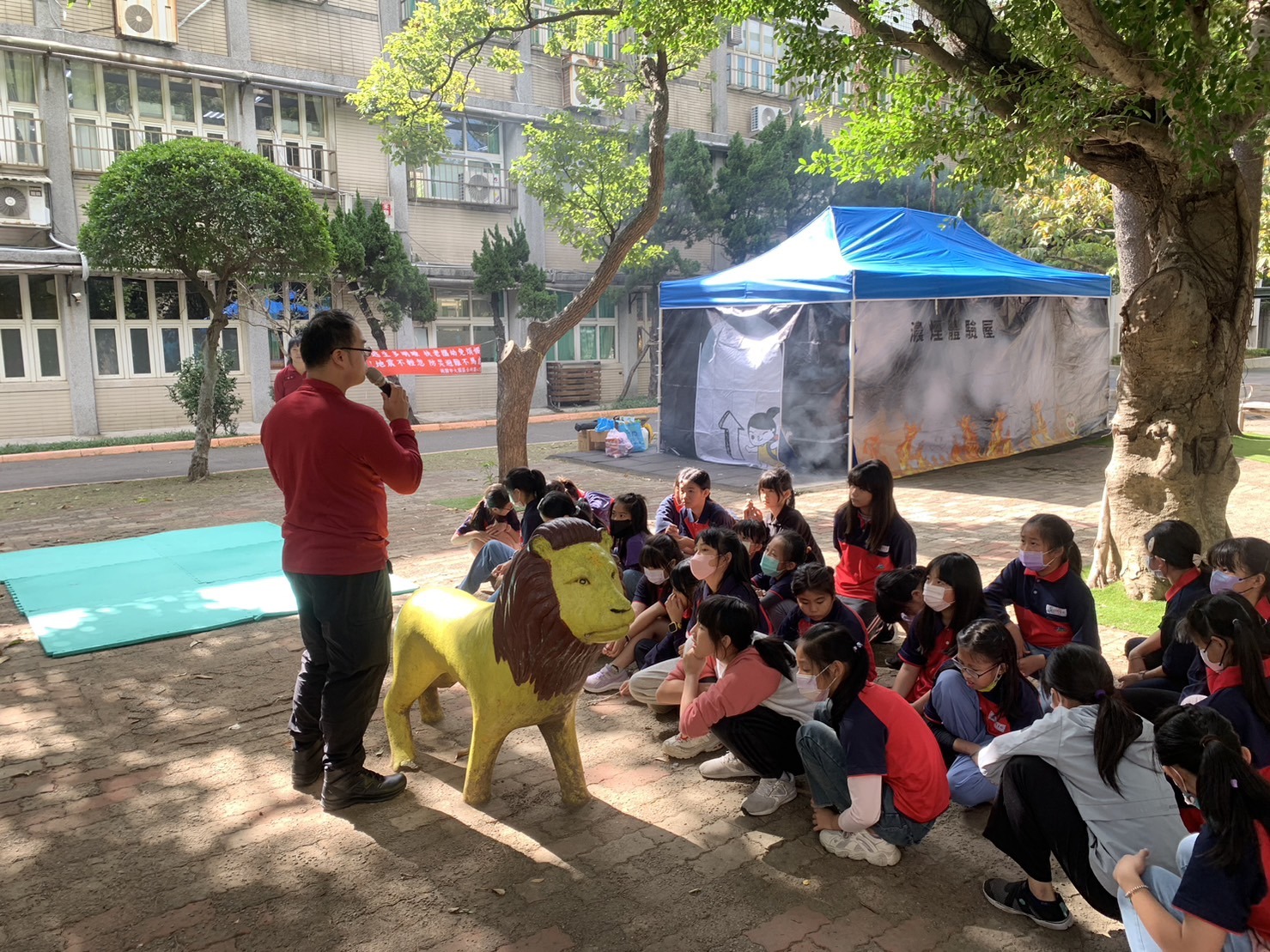 桃消大園分隊舉辦「小小消防員體驗營」 防災教育向下扎根 S 69066762 0