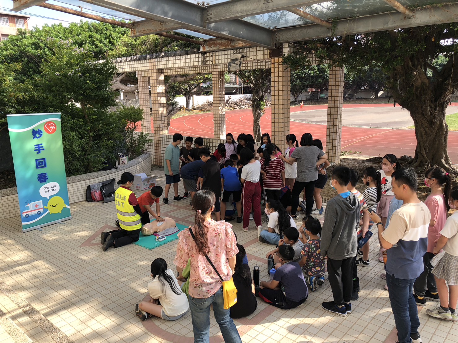 觀音消防分隊前進校園 防災教育向下扎根 S 86384686 0