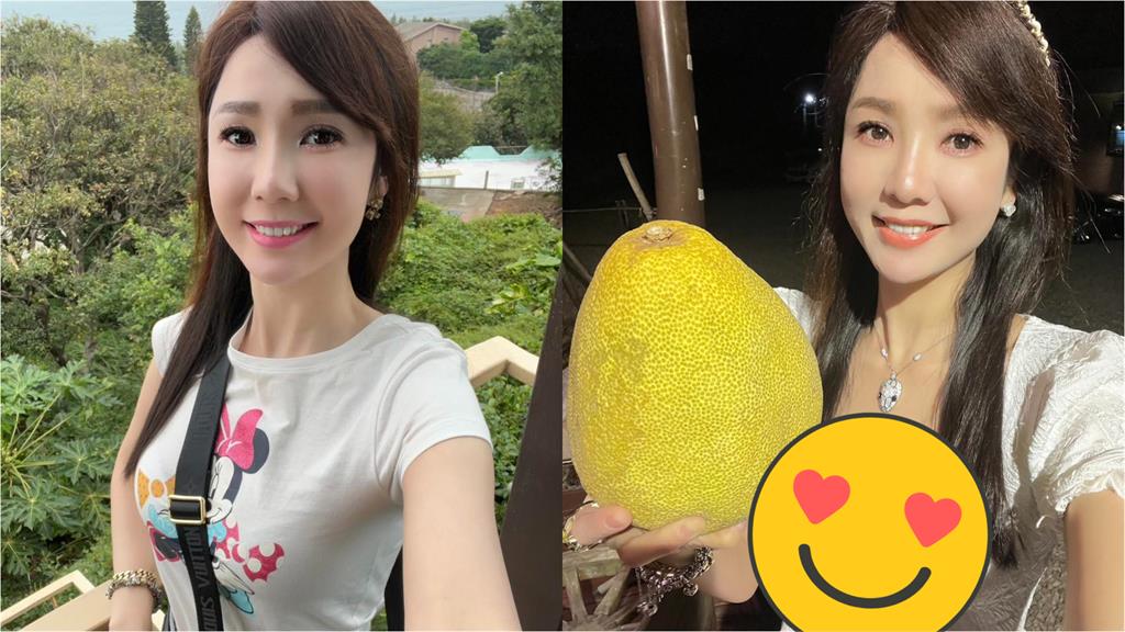 「越南林志玲」曬超巨柚子!純白洋裝洩夢幻身材