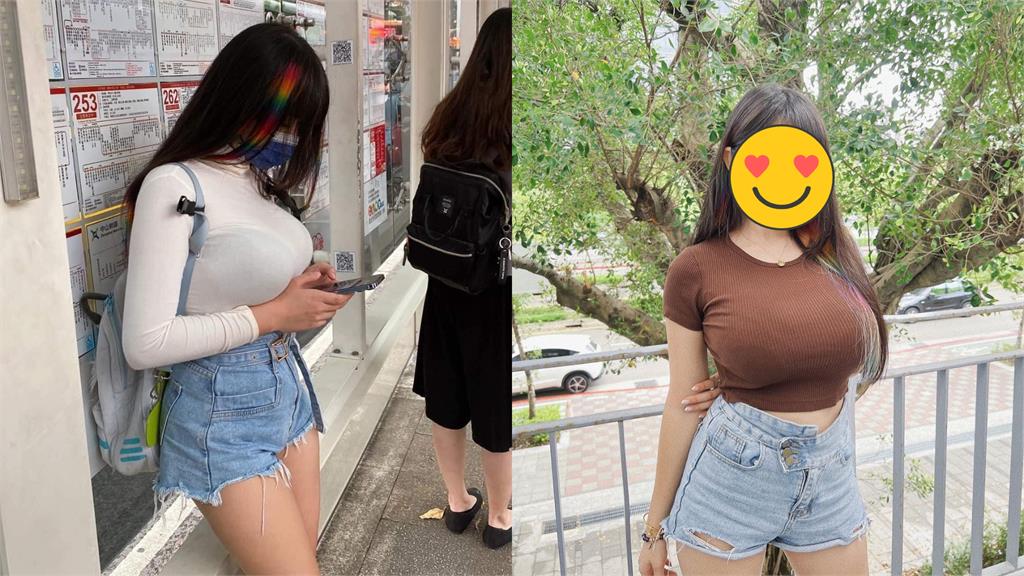 超兇正妹「扛住內餡」滑手機!網驚:看得到螢幕?