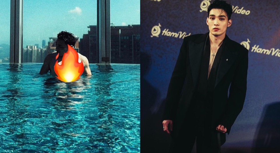 黃偉晉「雙肌」泳池中炸出!1畫面讓粉絲尖叫