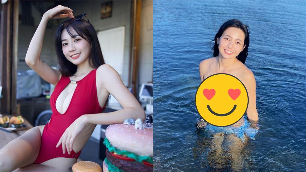 慈妹水中自帶浮力!縮水比基尼「全穿幫」網看暈