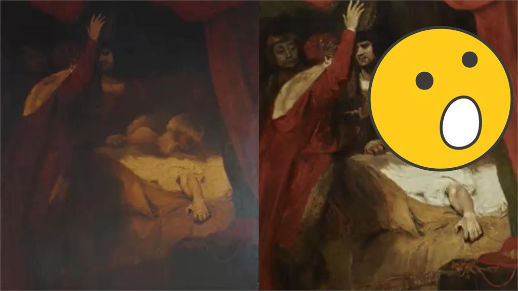 驚悚!修復230多年畫作「惡魔現行」邪露詭異笑…