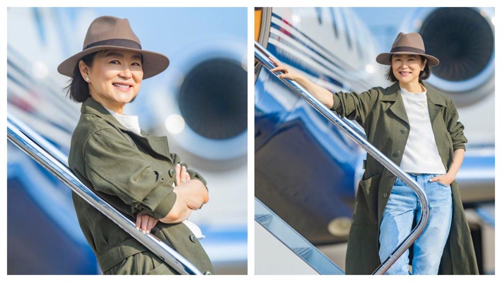 親領金馬終身成就獎!林青霞搭私人飛機樂喊「2字」