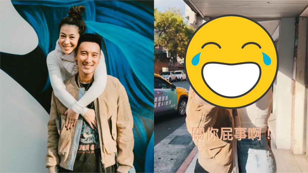 擊退婚變!王陽明街邊緊擁蔡詩芸「1手勢」同嗆:關你X事
