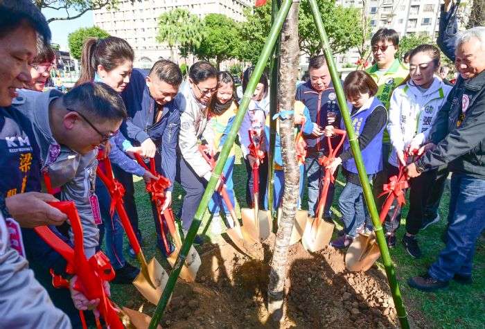 悅新建設捐贈200棵櫻花樹 落實節能減碳共獻心力 - 早安台灣新聞 | Morning Taiwan News