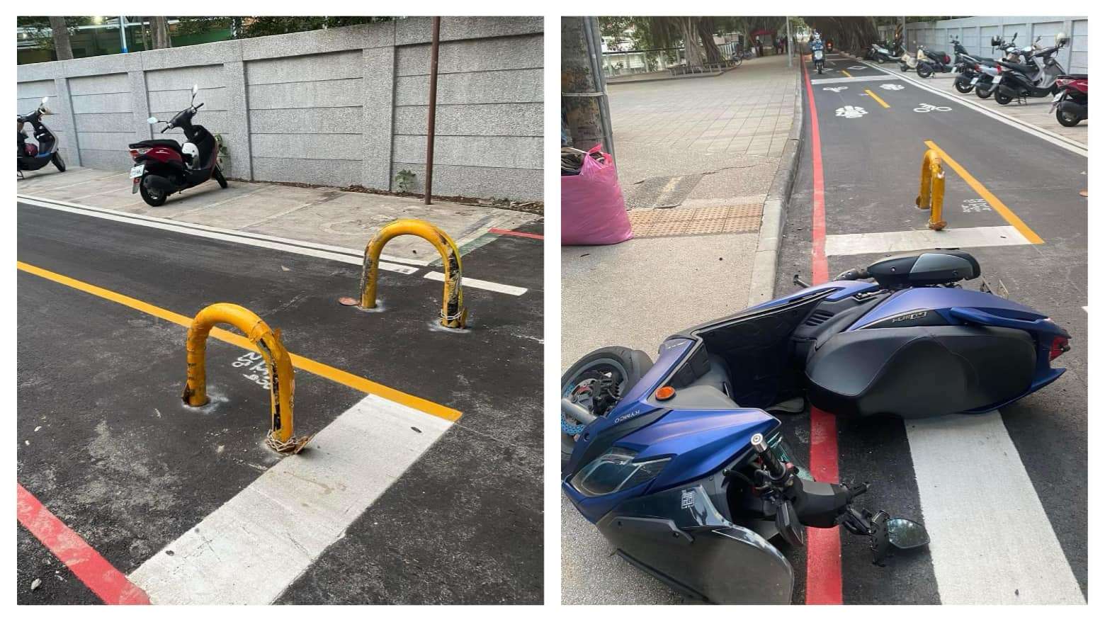 虎頭山步道「路障」害騎士慘摔?桃市府急拆除 412035556 768245395321609 6196791104524435540 n