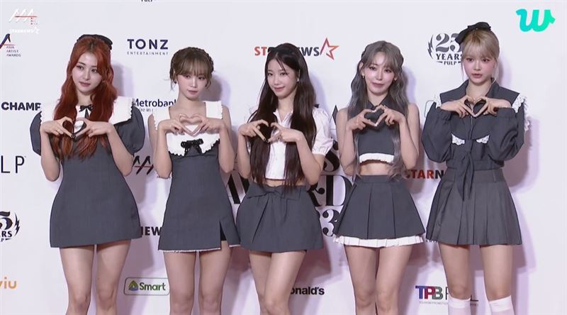 LE SSERAFIM成紅毯贏家 韓網狂讚