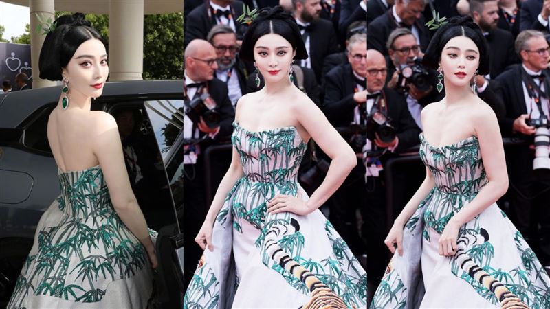 范冰冰紅毯造型獲獎 成為亞洲唯一入圍者