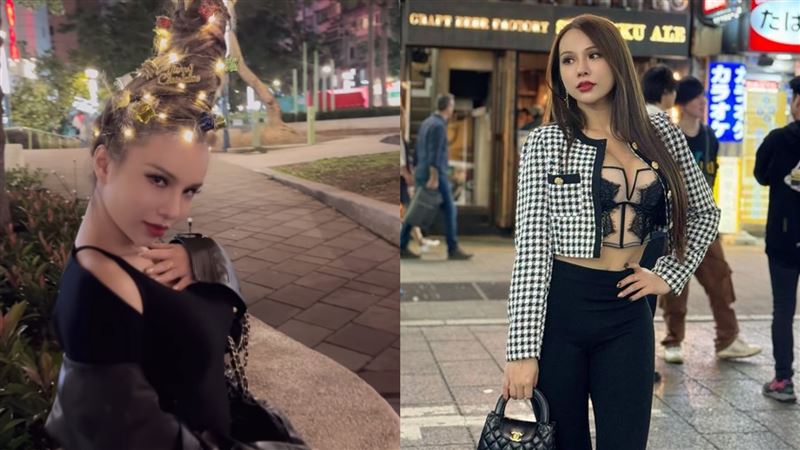 行走的聖誕樹!小A辣秀超狂髮型還會發亮