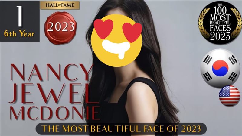 2023世界最美臉孔出爐!她打敗張員瑛奪冠