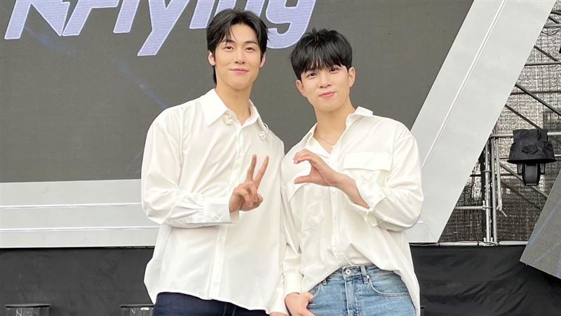 韓團N.Flying桃園陪跨年!台粉絲擠爆現場