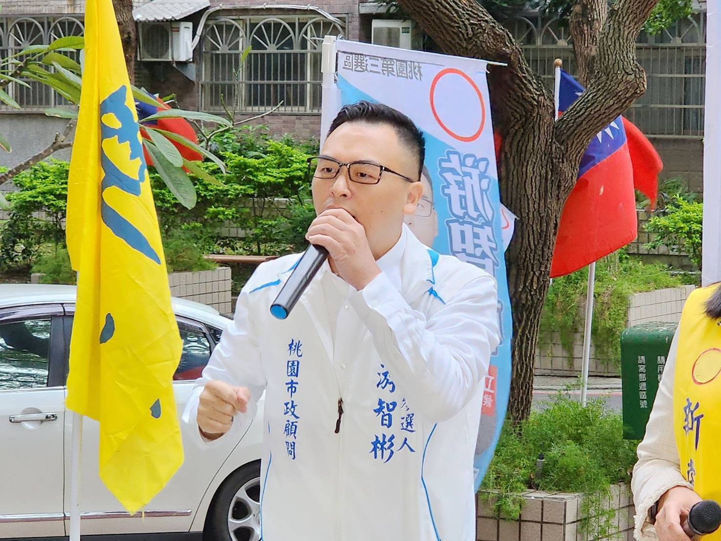 新黨主席吳成典為游智彬站台 建議「侯康配」勝選讓魯明哲入閣 458317 0