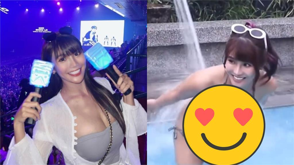 琳妲遭強烈水柱狂射「比基尼快噴裝」全看光!網嗨爛:直接衝開